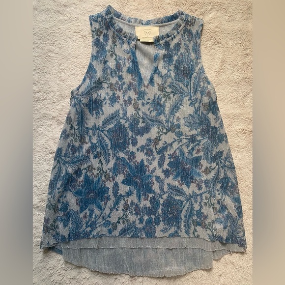 Anthropologie VanessaVirginia Sparkly Top ✨ - Picture 3 of 9